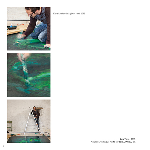 Exposition Thomas Péchadre : série Lunes - catalogue 28 pages