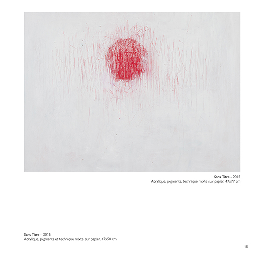 Exposition Thomas Péchadre : série Lunes - catalogue 28 pages